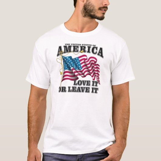 Hou er van of laat het achter t-shirt (Voorkant)