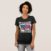 Hou er van of laat het achter t-shirt (Voorkant volledig)