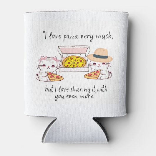 HOU ERG VAN PIZZA, KATTEN BLIKJESKOELER (Voorkant)