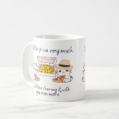 HOU ERG VAN PIZZA, KATTEN KOFFIEMOK (Voorkant links)