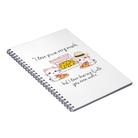 HOU ERG VAN PIZZA, KATTEN NOTITIEBOEK (Rechterzijde)