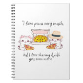 HOU ERG VAN PIZZA, KATTEN NOTITIEBOEK (Voorkant)