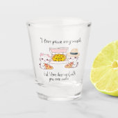 HOU ERG VAN PIZZA, KATTEN SHOT GLAS (Voorkant)