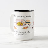 HOU ERG VAN PIZZA, KATTEN TWEEKLEURIGE KOFFIEMOK (Voorkant links)