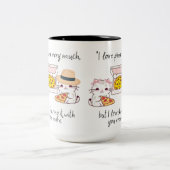 HOU ERG VAN PIZZA, KATTEN TWEEKLEURIGE KOFFIEMOK (Center)