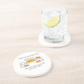 HOU ERG VAN PIZZA, KATTEN ZANDSTEEN ONDERZETTER (Zijkant)