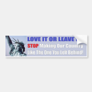 Hou ervan of laat Bumpersticker achter