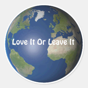 Hou ervan of laat het Sticker