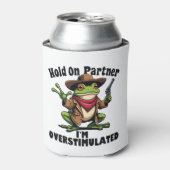 Hou even partner ik ben overgestimuleerd Kikker AD Blikjeskoeler (Blikje Voorkant)