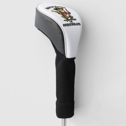 Hou even partner ik ben overgestimuleerd Kikker AD Golfheadcover (Schuin)