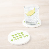 Hou gewoon de codering (Android Bug Droid Grey Bck Zandsteen Onderzetter (Zijkant)