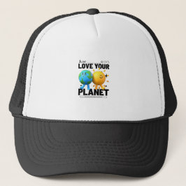 Hou gewoon van je planeet trucker pet