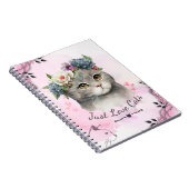 Hou gewoon van katten notitieboek (Rechterzijde)