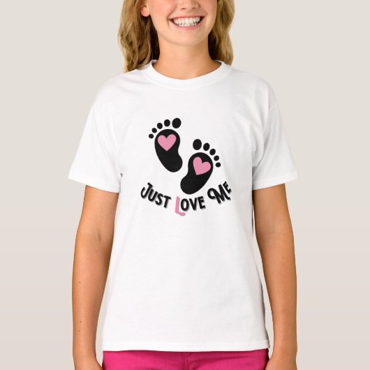 Hou gewoon van me.w t-shirt (Voorkant)