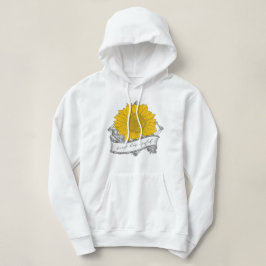 Hou haar wilde zonnebloem hoodie