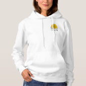 Hou haar wilde zonnebloem tegen de raket hoodie (Voorkant)