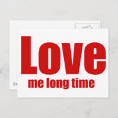 Hou heel lang van me briefkaart (Voorkant / Achterkant)