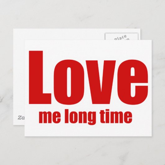 Hou heel lang van me briefkaart (Voorkant / Achterkant)