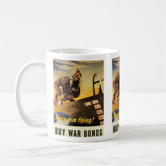 Hou hem in oorlog koffiemok (Links)