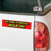 Hou hem vast! bumpersticker (Op Truck)