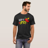 Hou het bezielend warm Jalapeno Habanero Pepper T-shirt (Voorkant volledig)