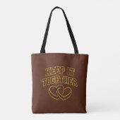 Hou het bij elkaar tote bag (Achterkant)