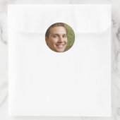 Hou het echt, hou het leuk ronde sticker (Tas)