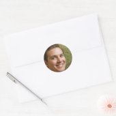 Hou het echt, hou het leuk ronde sticker (Envelop)
