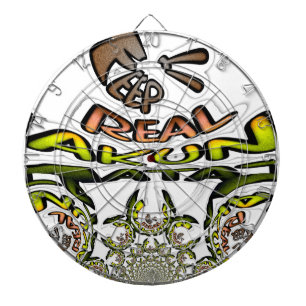 Hou het Echt: Kaleidoscoop Kunstprint/Grafisch Dartbord