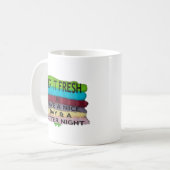 hou het fris koffiemok (Voorkant links)
