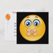 Hou het geheim! Verrassingsfeest - SRF Kaart (Voorkant / Achterkant)