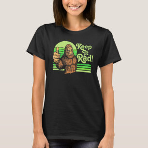 Hou het gelezen! Bigfoot Duimt Up Funny Vinta T-shirt