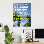 "Hou het geloof in de hand!" poster (Thuiskantoor)