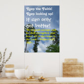 "Hou het geloof in de hand!" poster (Keuken)