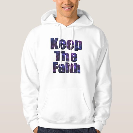 Hou het geloof, religieuze Logo. Hoodie (Voorkant)