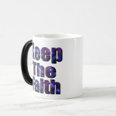 Hou het geloof, religieuze Logo. Magische Mok (Voorkant links)