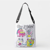 Hou het gewoon raar crossbody tas (Voorkant)