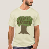 Hou het groen t-shirt (Voorkant)