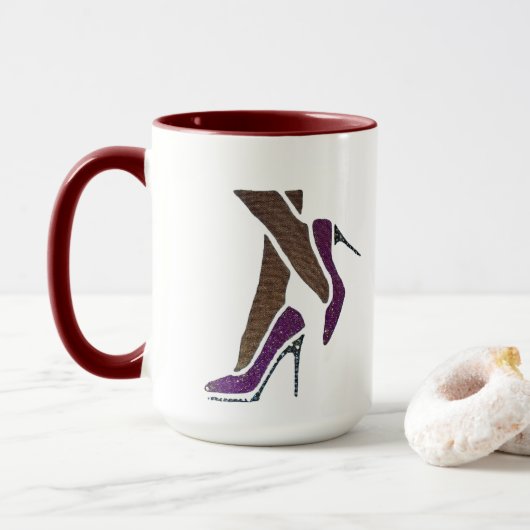 HOU HET KLASSIEK - PURPER MOK (Met donut)