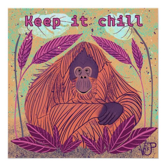 Hou het koel perfect poster (Voorkant)