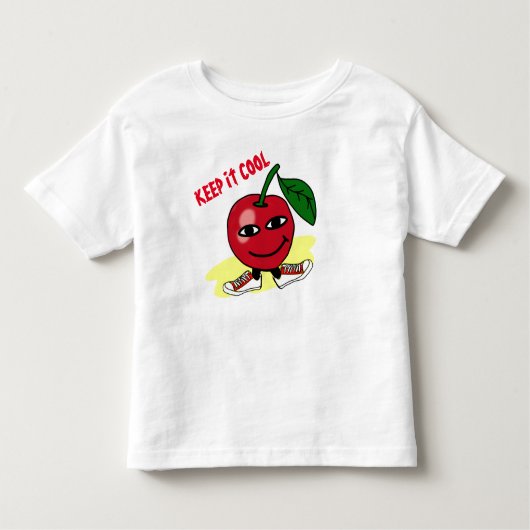 hou het koele appel kinder shirts (Voorkant)