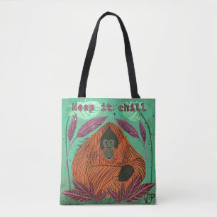 Hou het koud tote bag
