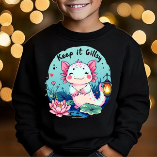 Hou het leuk en Gillig Cute Axolotl T-shirt