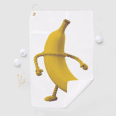 Hou het netjes – Grappige Bananen Typografie Minim Golfhanddoek (Insitu)