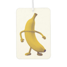 Hou het netjes – Grappige Bananentypografie Minima Luchtverfrisser