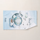 Hou het omhoog Schip in de oceaan Bad Handdoek (Handdoek)