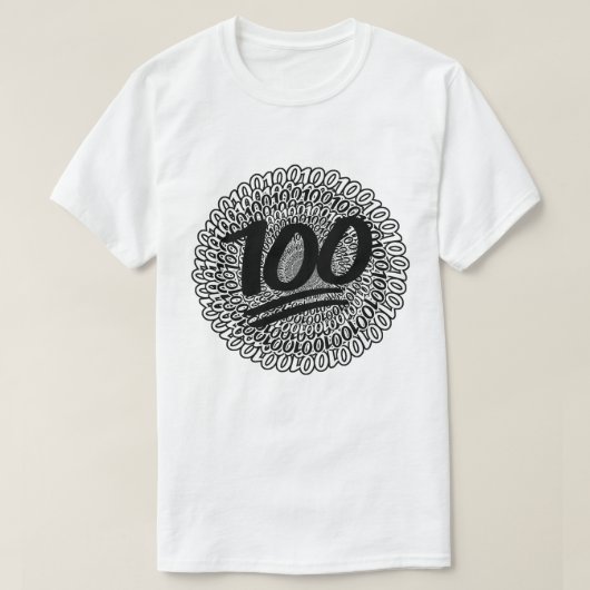 Hou het op 100 t-shirt (Design voorkant)