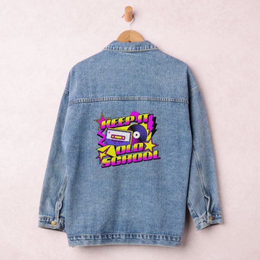 Hou het op de oude school denim jacket (Hangar)