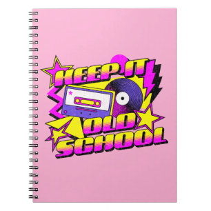 Hou het op de oude school notitieboek