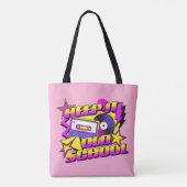 Hou het op de oude school tote bag (Achterkant)